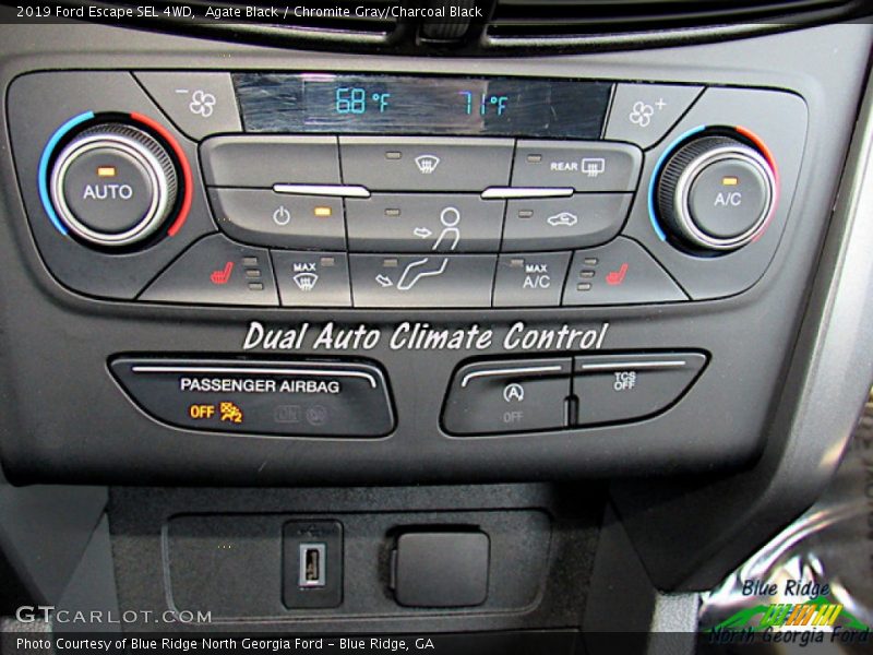 Agate Black / Chromite Gray/Charcoal Black 2019 Ford Escape SEL 4WD
