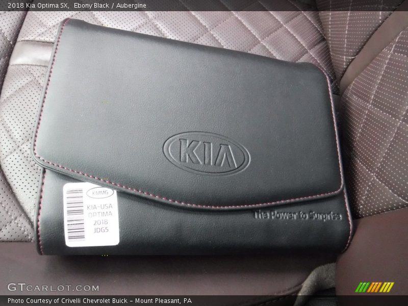 Books/Manuals of 2018 Optima SX