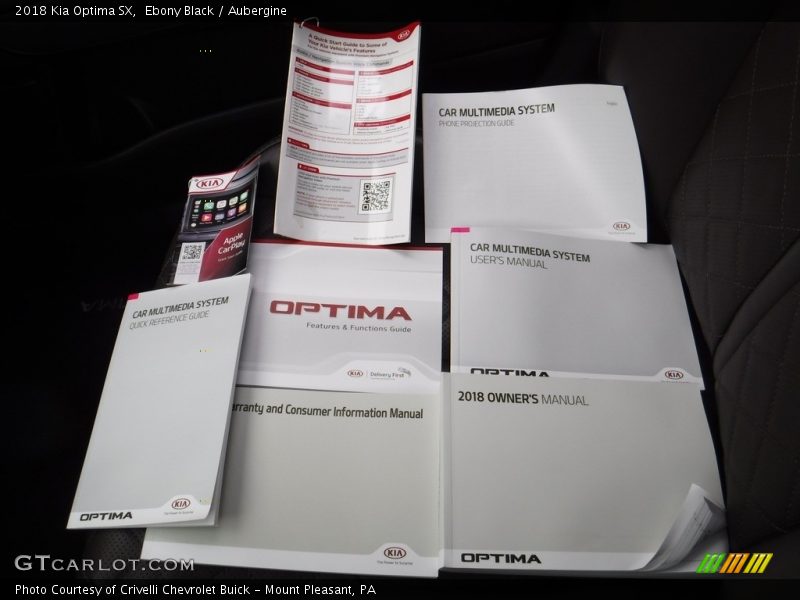 Books/Manuals of 2018 Optima SX
