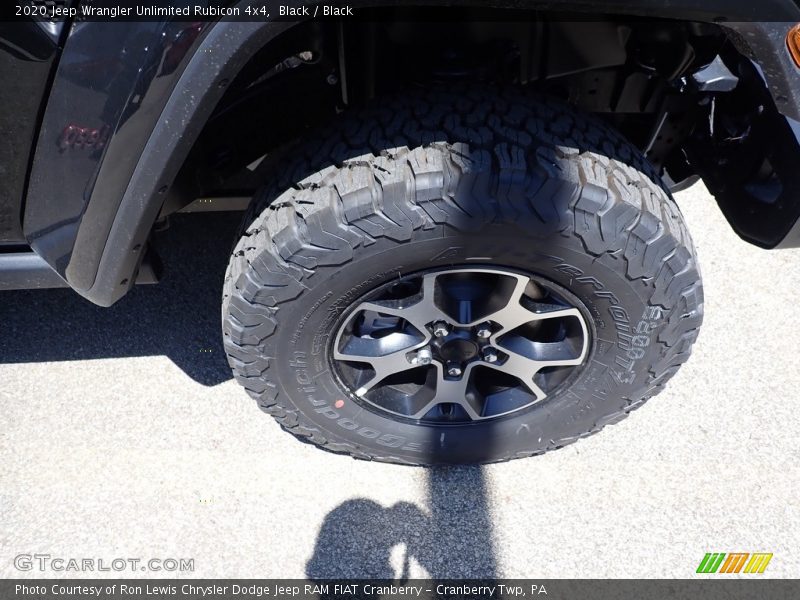 Black / Black 2020 Jeep Wrangler Unlimited Rubicon 4x4