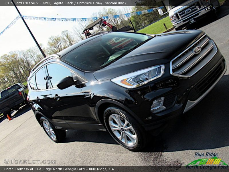 Agate Black / Chromite Gray/Charcoal Black 2019 Ford Escape SEL 4WD