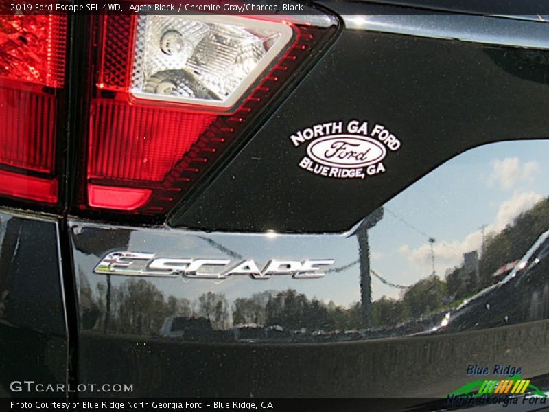 Agate Black / Chromite Gray/Charcoal Black 2019 Ford Escape SEL 4WD