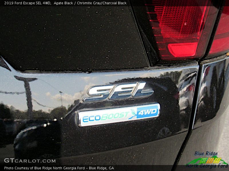 Agate Black / Chromite Gray/Charcoal Black 2019 Ford Escape SEL 4WD