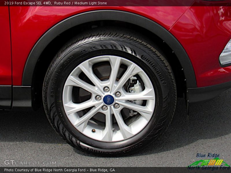 Ruby Red / Medium Light Stone 2019 Ford Escape SEL 4WD