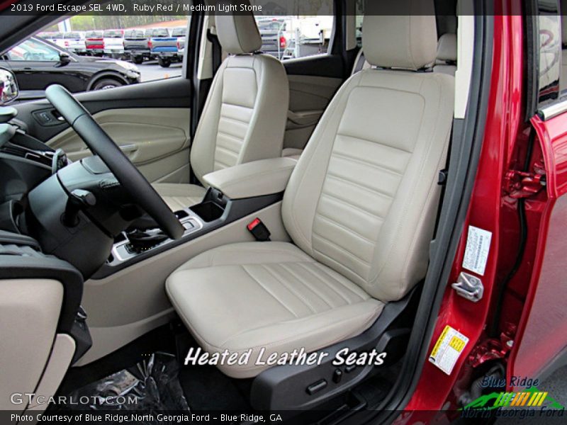 Ruby Red / Medium Light Stone 2019 Ford Escape SEL 4WD