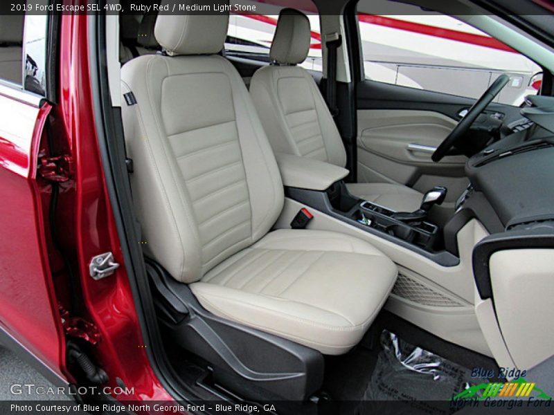 Ruby Red / Medium Light Stone 2019 Ford Escape SEL 4WD