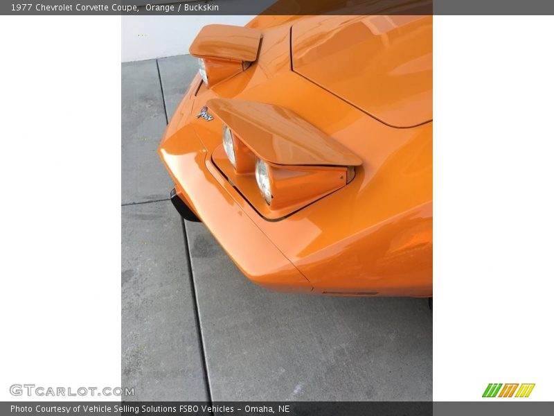 Orange / Buckskin 1977 Chevrolet Corvette Coupe