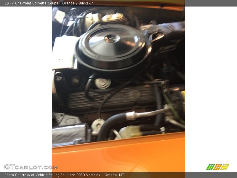 Orange / Buckskin 1977 Chevrolet Corvette Coupe