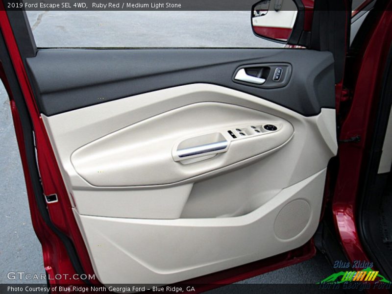 Ruby Red / Medium Light Stone 2019 Ford Escape SEL 4WD