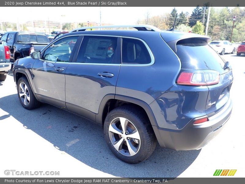 Blue Shade Pearl / Ski Gray/Black 2020 Jeep Cherokee Limited 4x4