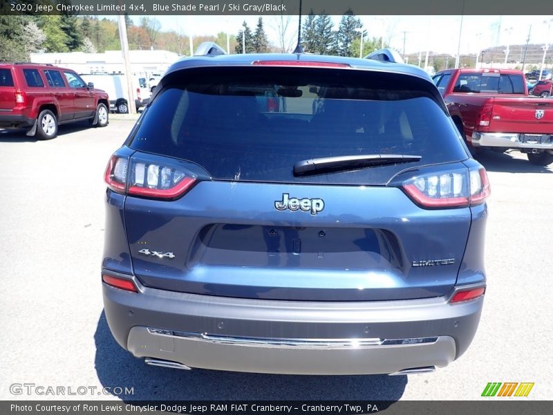 Blue Shade Pearl / Ski Gray/Black 2020 Jeep Cherokee Limited 4x4