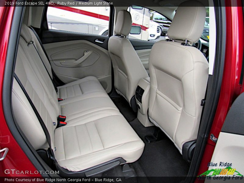 Ruby Red / Medium Light Stone 2019 Ford Escape SEL 4WD