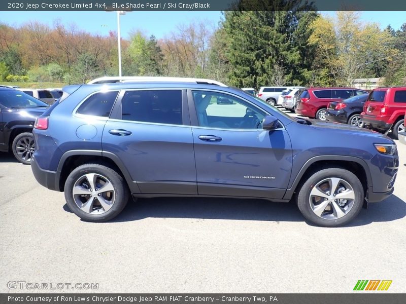 Blue Shade Pearl / Ski Gray/Black 2020 Jeep Cherokee Limited 4x4