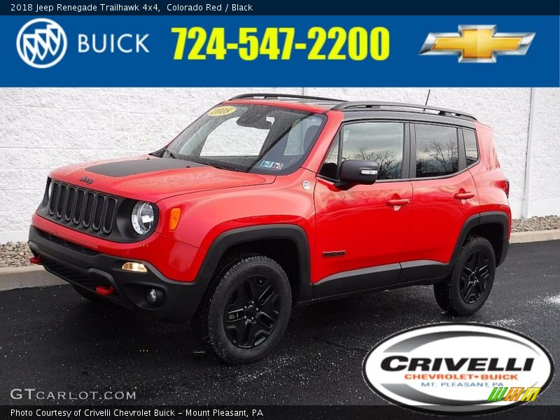 Colorado Red / Black 2018 Jeep Renegade Trailhawk 4x4