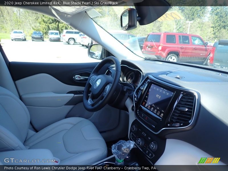 Blue Shade Pearl / Ski Gray/Black 2020 Jeep Cherokee Limited 4x4