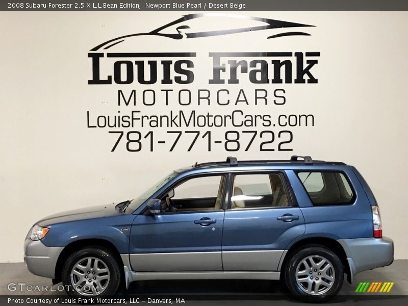 Newport Blue Pearl / Desert Beige 2008 Subaru Forester 2.5 X L.L.Bean Edition