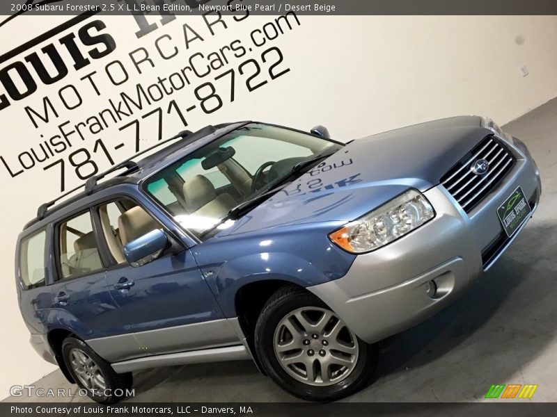 Newport Blue Pearl / Desert Beige 2008 Subaru Forester 2.5 X L.L.Bean Edition