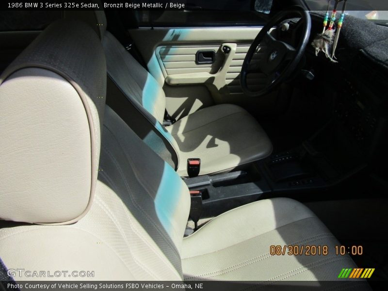 Rear Seat of 1986 3 Series 325e Sedan