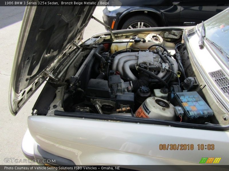  1986 3 Series 325e Sedan Engine - 2.7 Liter SOHC 12-Valve M20 Inline 6 Cylinder