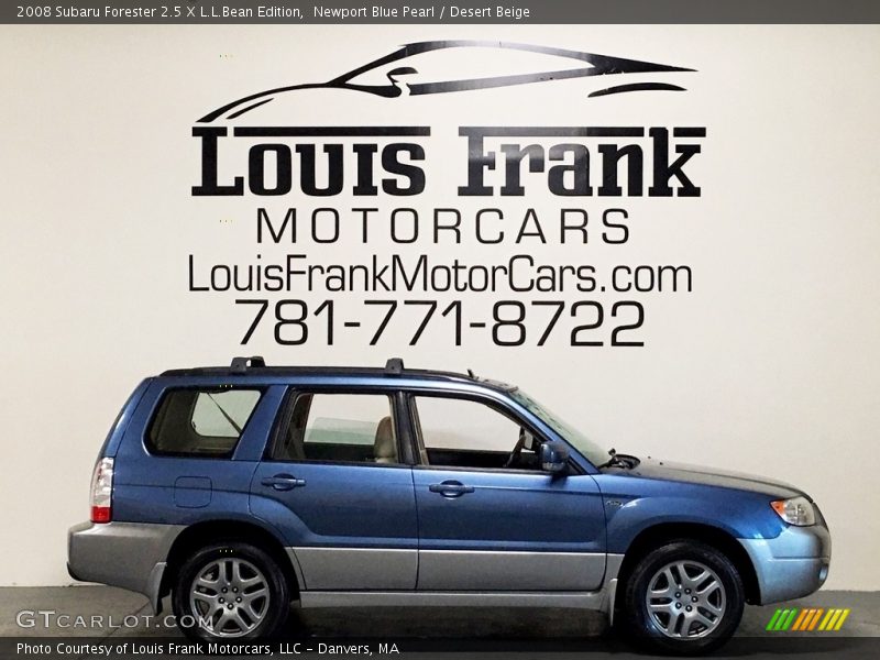 Newport Blue Pearl / Desert Beige 2008 Subaru Forester 2.5 X L.L.Bean Edition