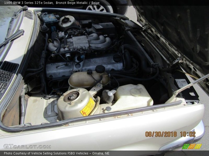  1986 3 Series 325e Sedan Engine - 2.7 Liter SOHC 12-Valve M20 Inline 6 Cylinder