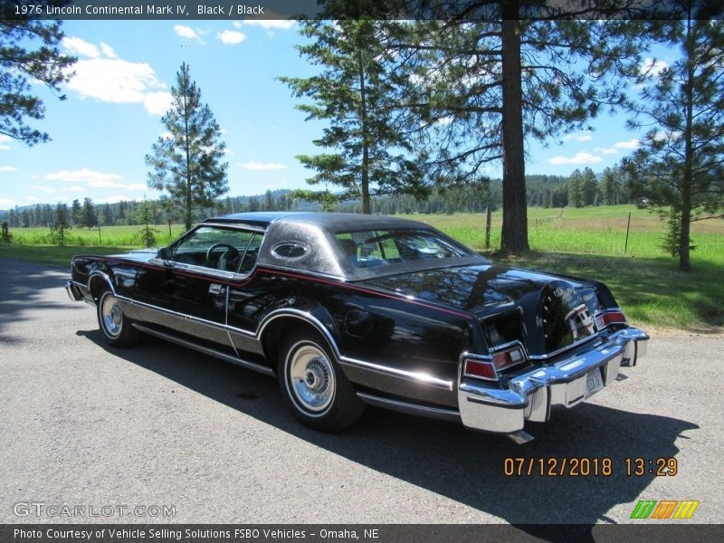  1976 Continental Mark IV Black