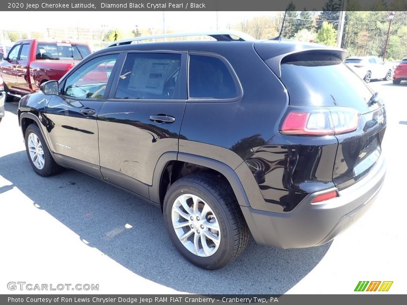 Diamond Black Crystal Pearl / Black 2020 Jeep Cherokee Latitude