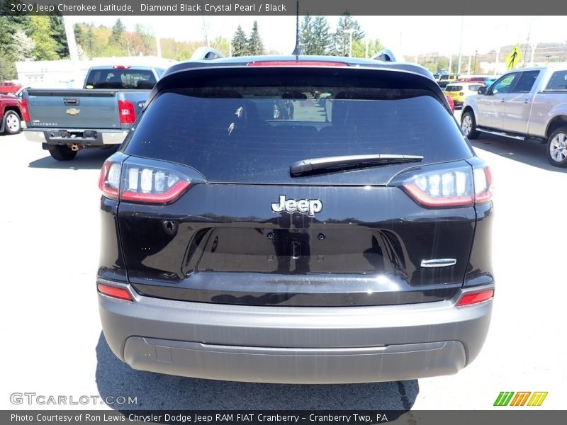 Diamond Black Crystal Pearl / Black 2020 Jeep Cherokee Latitude