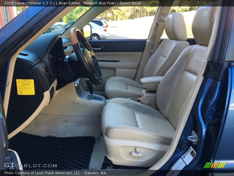 Front Seat of 2008 Forester 2.5 X L.L.Bean Edition