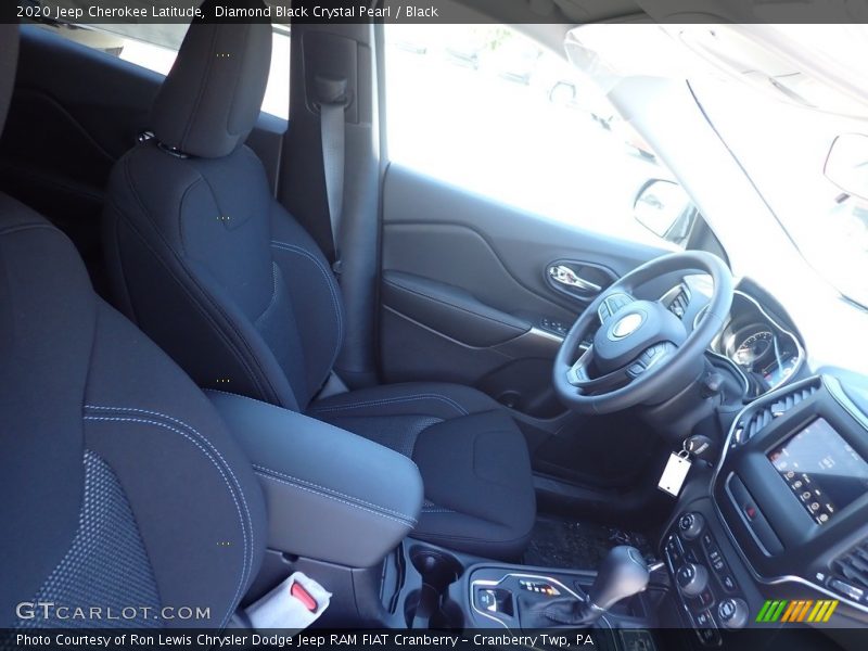 Diamond Black Crystal Pearl / Black 2020 Jeep Cherokee Latitude