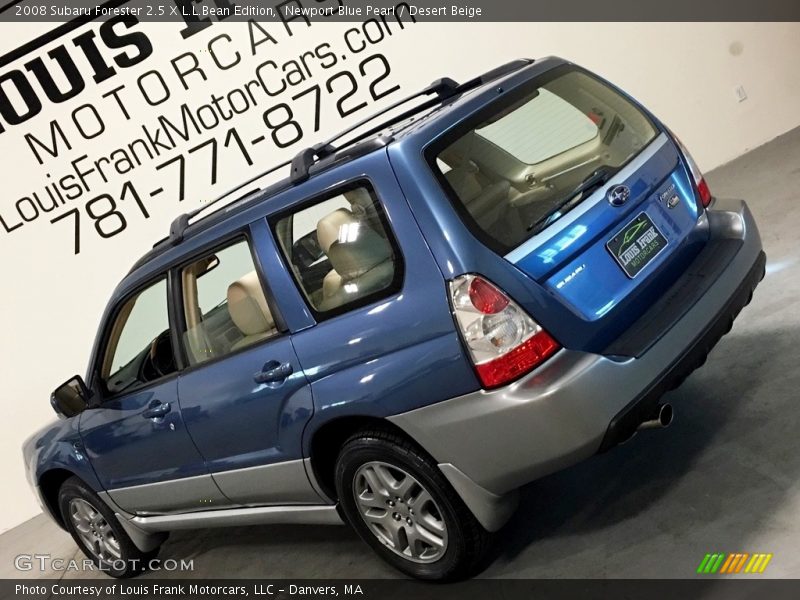 Newport Blue Pearl / Desert Beige 2008 Subaru Forester 2.5 X L.L.Bean Edition