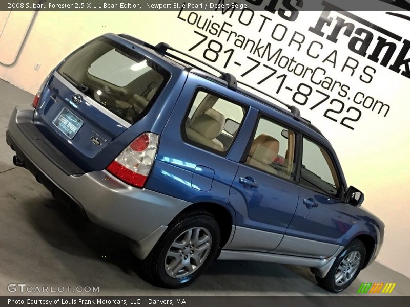 Newport Blue Pearl / Desert Beige 2008 Subaru Forester 2.5 X L.L.Bean Edition