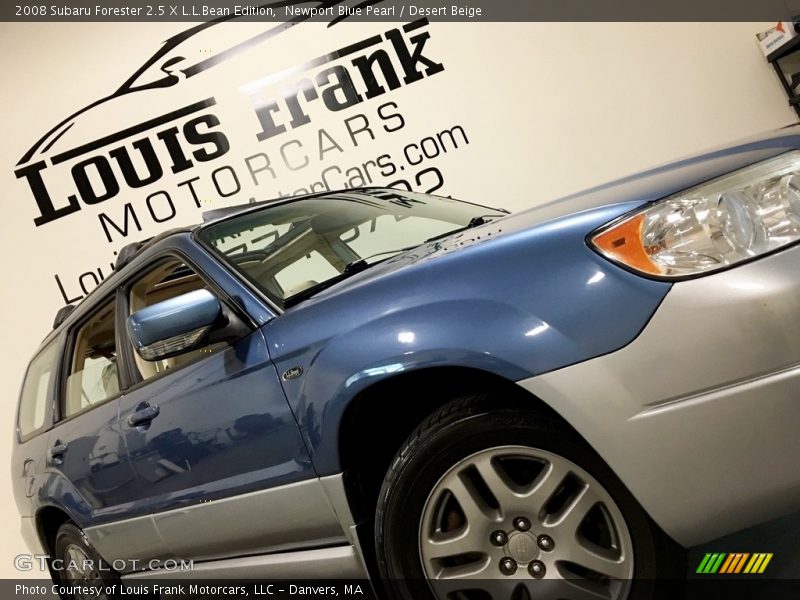 Newport Blue Pearl / Desert Beige 2008 Subaru Forester 2.5 X L.L.Bean Edition