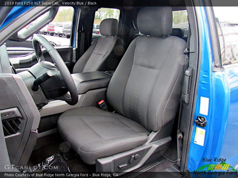 Velocity Blue / Black 2019 Ford F150 XLT SuperCab