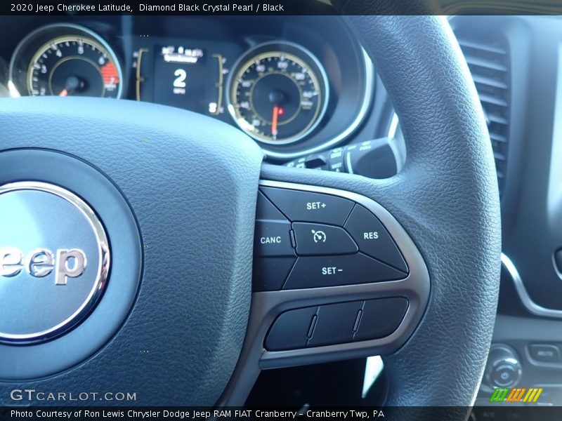 Diamond Black Crystal Pearl / Black 2020 Jeep Cherokee Latitude