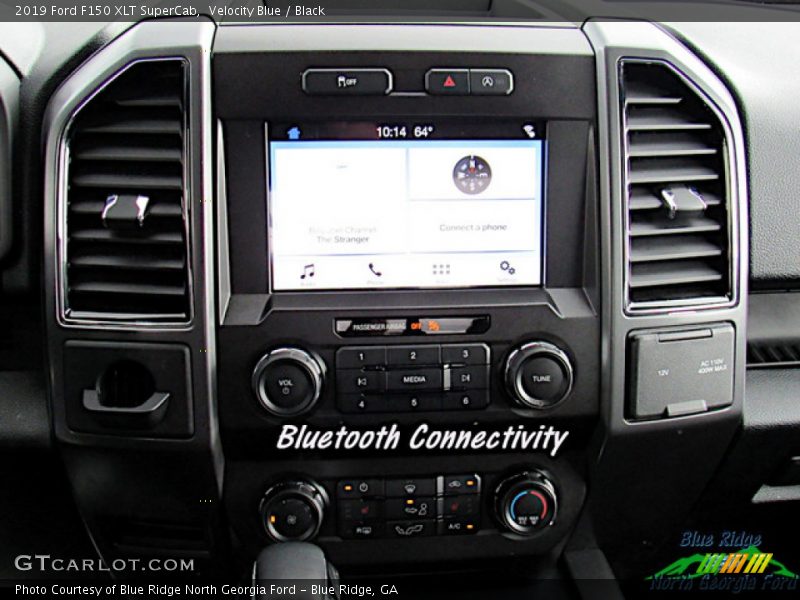 Velocity Blue / Black 2019 Ford F150 XLT SuperCab