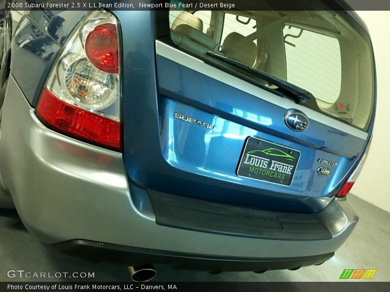 Newport Blue Pearl / Desert Beige 2008 Subaru Forester 2.5 X L.L.Bean Edition
