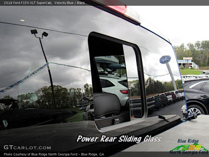 Velocity Blue / Black 2019 Ford F150 XLT SuperCab