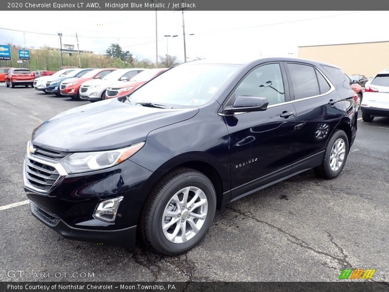 Midnight Blue Metallic / Jet Black 2020 Chevrolet Equinox LT AWD