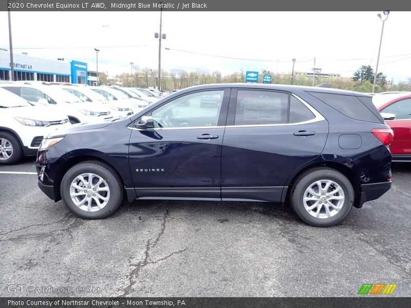 Midnight Blue Metallic / Jet Black 2020 Chevrolet Equinox LT AWD