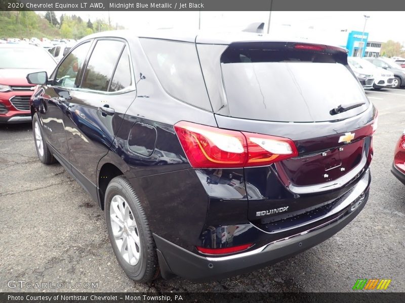Midnight Blue Metallic / Jet Black 2020 Chevrolet Equinox LT AWD