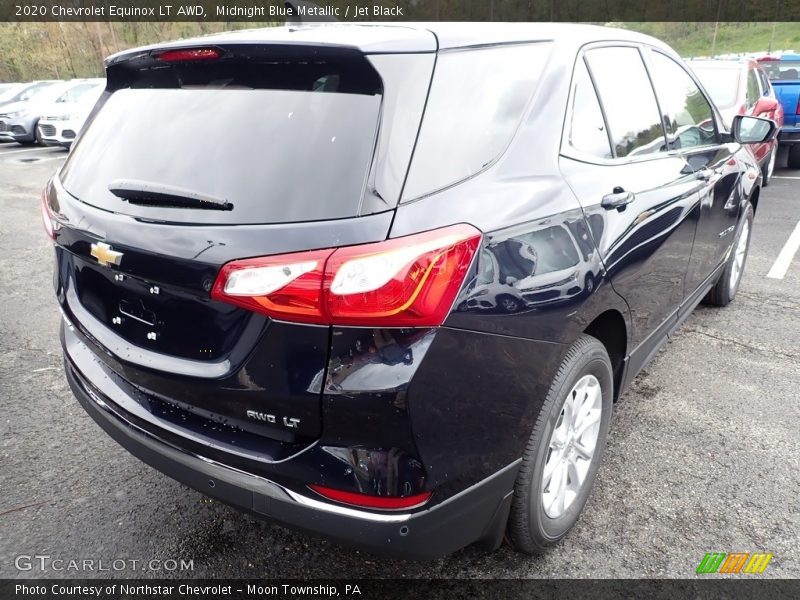 Midnight Blue Metallic / Jet Black 2020 Chevrolet Equinox LT AWD