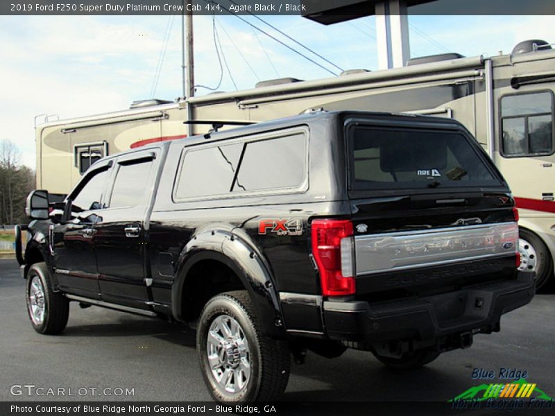 Agate Black / Black 2019 Ford F250 Super Duty Platinum Crew Cab 4x4