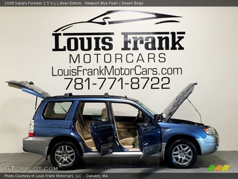 Newport Blue Pearl / Desert Beige 2008 Subaru Forester 2.5 X L.L.Bean Edition