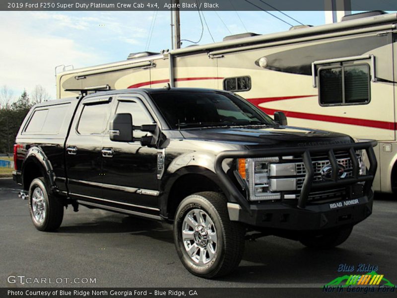 Agate Black / Black 2019 Ford F250 Super Duty Platinum Crew Cab 4x4