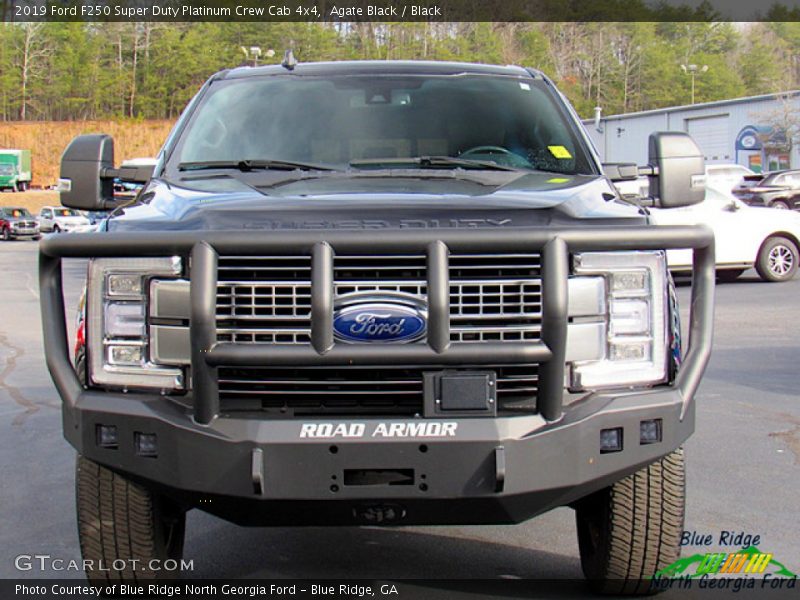 Agate Black / Black 2019 Ford F250 Super Duty Platinum Crew Cab 4x4