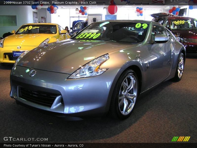 Platinum Graphite / Black Cloth 2009 Nissan 370Z Sport Coupe