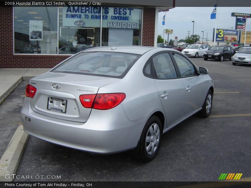 Quicksilver / Gray 2009 Hyundai Elantra GLS Sedan