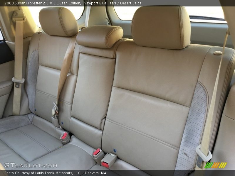 Rear Seat of 2008 Forester 2.5 X L.L.Bean Edition