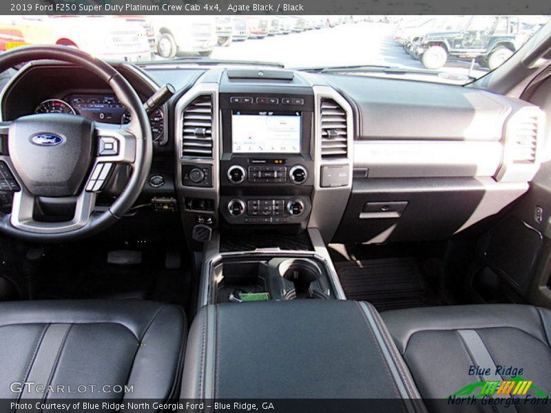 Agate Black / Black 2019 Ford F250 Super Duty Platinum Crew Cab 4x4